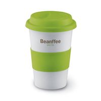TAZZA IN CERAMICA CON IMPUGNATIRA IN SILICONE